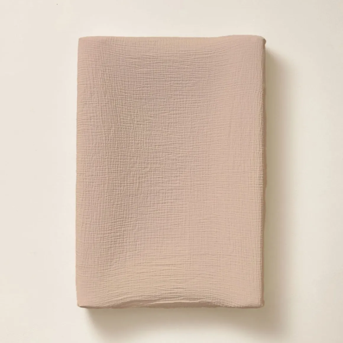AANKLEEDKUSSENHOES 50 x 70 CM | BIOLOGISCH MOUSSELINE KATOEN | OUD ROZE