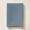 AANKLEEDKUSSENHOES 50 x 70 CM | BIOLOGISCH MOUSSELINE KATOEN | DENIMBLAUW