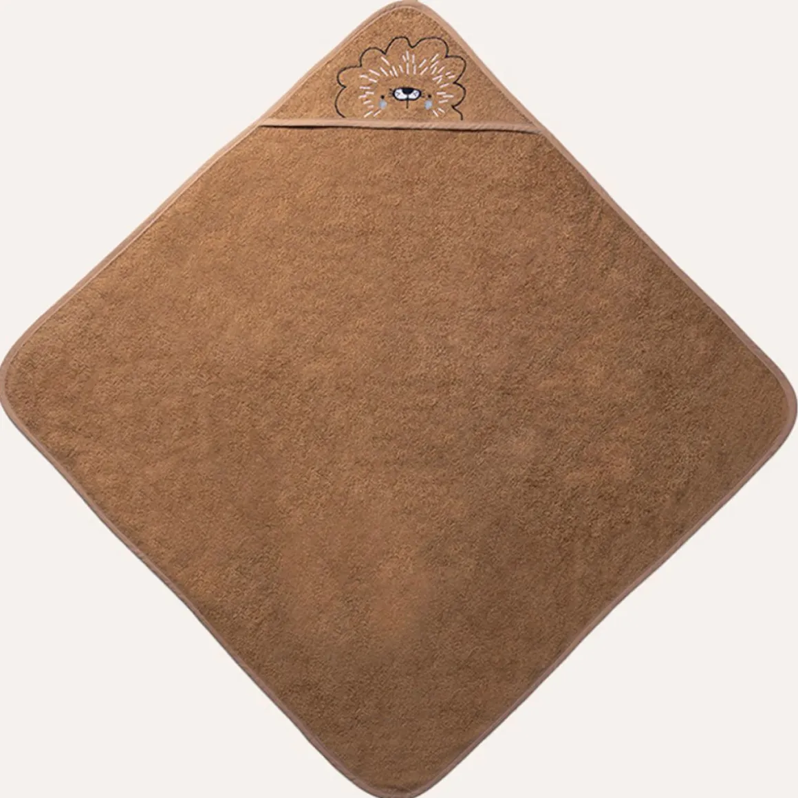 BABY BADCAPE u00abLEOu00bb | 75 X 75 CM | CARAMEL
