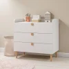 Baby commode u00abu00c9TOILEu00bb incl. bladvergroter | Wit