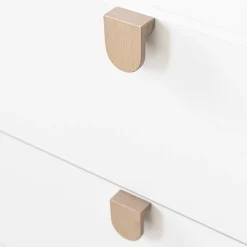 Baby commode u00abu00c9TOILEu00bb incl. bladvergroter | Wit