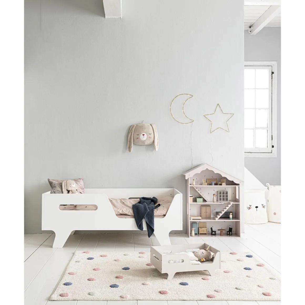 Baby knuffel - knuffel konijn Lapi bruin | 50cm