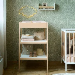BABY LUIERTAFEL u00abHETREu00bb | WIT EN NATUREL