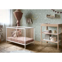 BABY LUIERTAFEL u00abHETREu00bb | WIT EN NATUREL