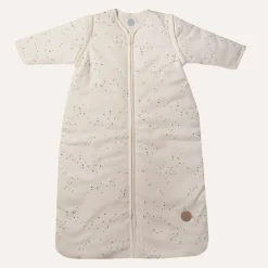 BABY SLAAPZAK MET AFRITSBARE MOUWEN u00abSTARSu00bb | OFF-WHITE | 90 CM | 6-18 MAANDEN