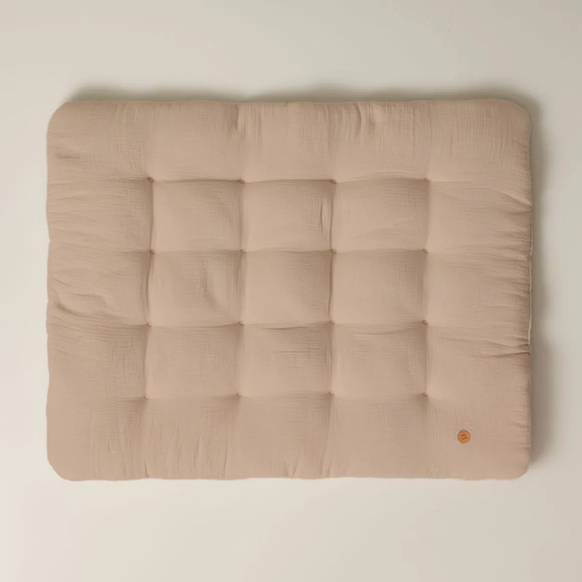BABY SPEELKLEED 85 x 110 CM | BIOLOGISCH MOUSSELINE KATOEN | OUD ROZE