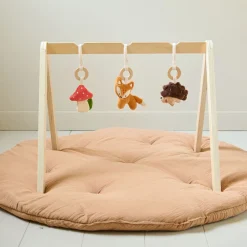 BABYGYM HOUT NATUREL u00abFORu00caTu00bb | INCL. ACCESSOIRES