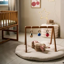 BABYGYM HOUT WALNOOT u00abFRUITu00bb | INCL. ACCESSOIRES