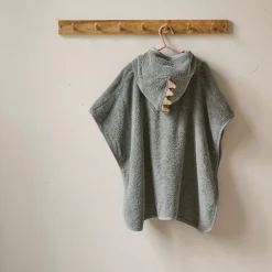 BADPONCHO u00abDINOu00bb | 1 - 4 JAAR | 52 X 63 CM | GROEN