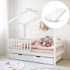 BEDHUISJE / JUNIORBED u00abMAISONu00bb | 160 X 80 CM | WIT