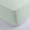 Biologisch katoen - Jersey hoeslaken - mint groen | 70 X 140 cm