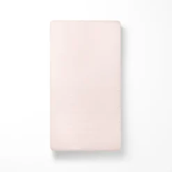 Biologisch katoen | Jersey Hoeslaken - zacht roze | 70 X 140 cm