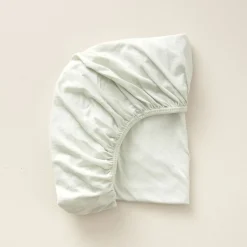 Biologisch katoen - Jersey hoeslaken - mint groen | 70 X 140 cm