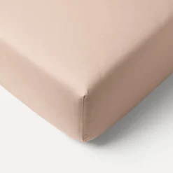 BIOLOGISCH KATOENEN JERSEY HOESLAKEN 70/80 X 160 CM | OUD ROZE