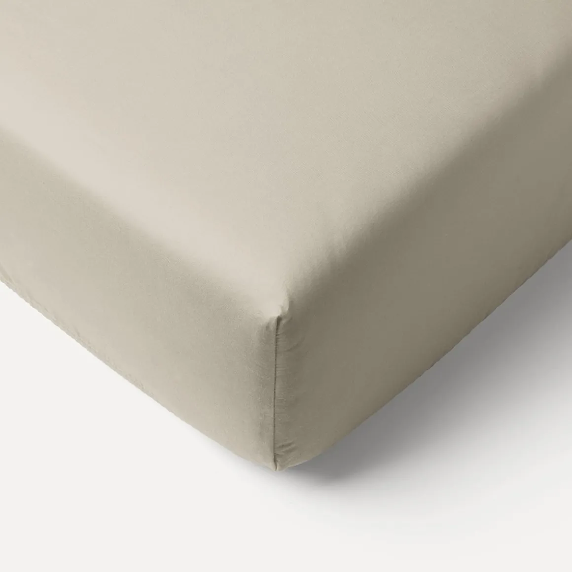 BIOLOGISCH KATOENEN JERSEY HOESLAKEN 70/80 X 160 CM | BEIGE