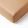 Biologisch Katoenen Jersey Hoeslaken 60X120 cm | Caramel