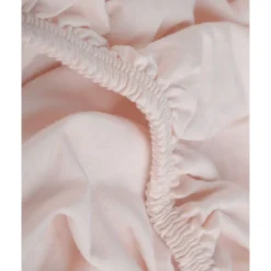 Biologisch Katoenen Jersey Hoeslaken 90x200 cm | Licht roze