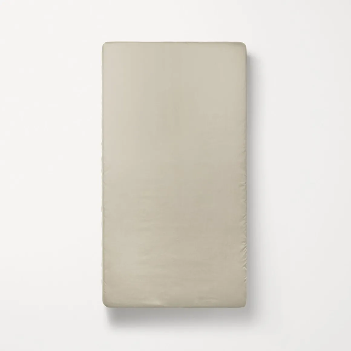 BIOLOGISCH KATOENEN JERSEY HOESLAKEN 80/90 X 200 CM | BEIGE