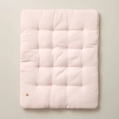 Biologisch katoenen speelkleed Biscuit | 110x85cm | Zacht roze