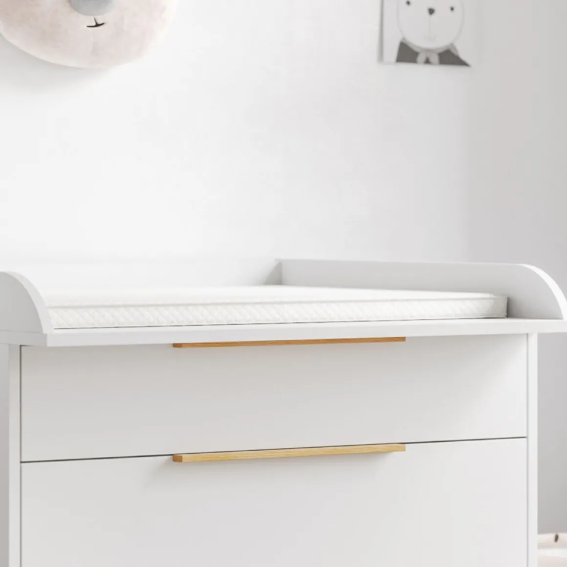 BLADVERGROTER VOOR COMMODE u00abSOIEu00bb | WIT