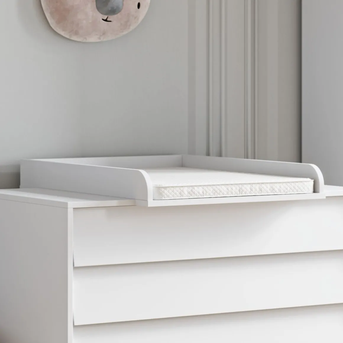 Bladvergroter voor commode u00abBosqueu00bb | Wit