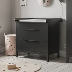 BLADVERGROTER VOOR COMMODE u00abSOIEu00bb | ZWART