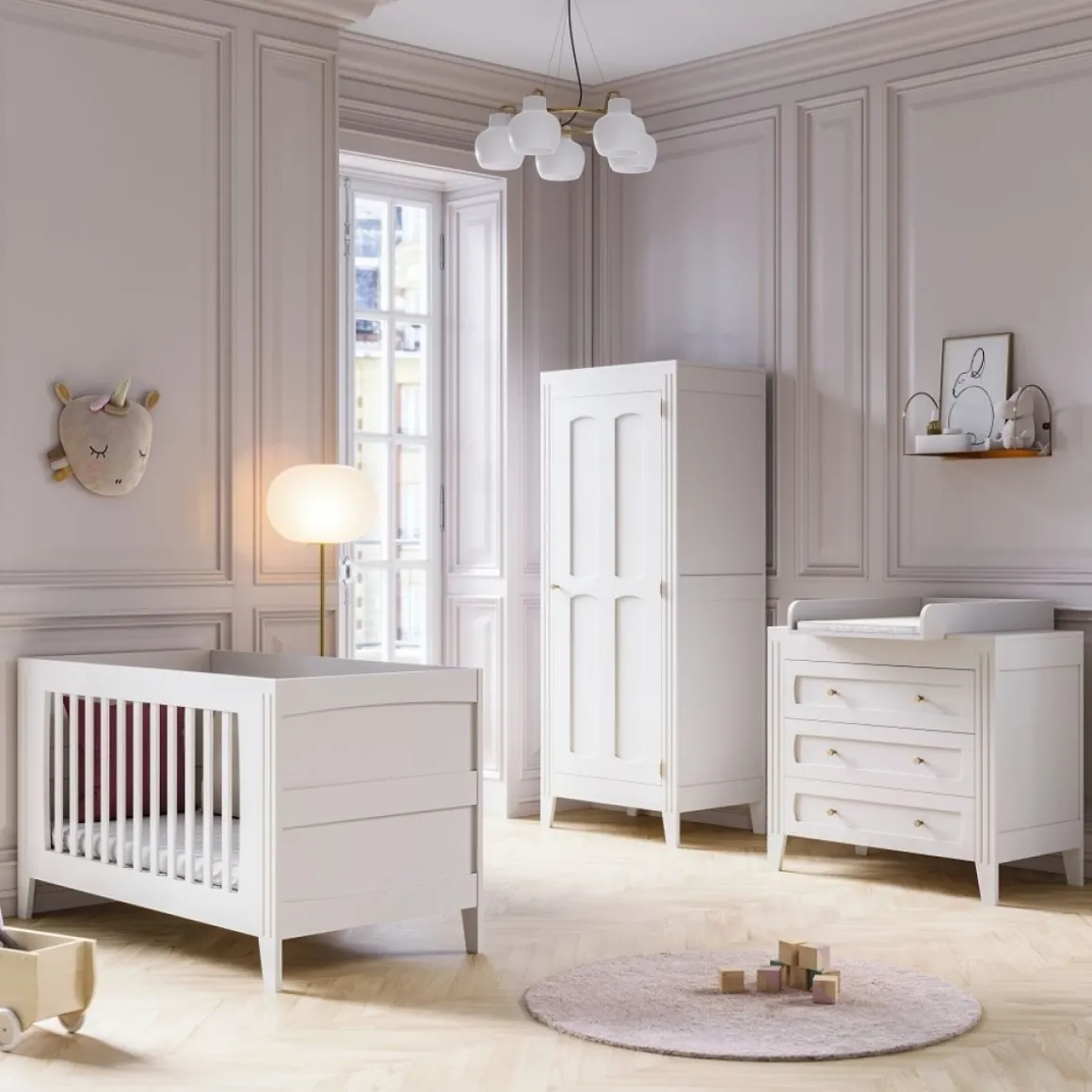 Bladvergroter voor commode u00abMilenneu00bb | Wit