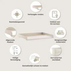 BLADVERGROTER VOOR COMMODE u00abSOIEu00bb | OATMEAL