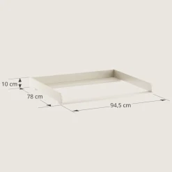 BLADVERGROTER VOOR COMMODE u00abSOIEu00bb | OATMEAL