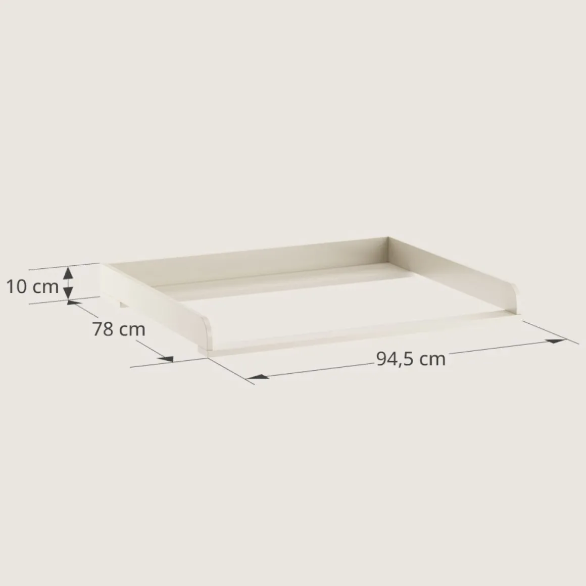 BLADVERGROTER VOOR COMMODE u00abSOIEu00bb | OATMEAL