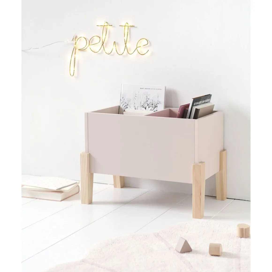 BOEKENKIST/OPBERGKIST u00abCIELu00bb | ROZE