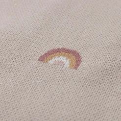 BOXKLEED 75 X 95 CM | BEIGE MET REGENBOOGPATROON