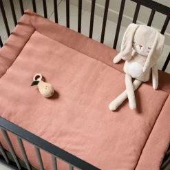 BOXKLEED 70 X 96 CM VOOR INKLAPBARE BABY BOX | TERRACOTTA
