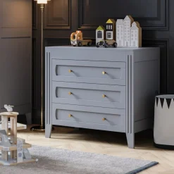 Commode voor Baby u00abMilenneu00bb | Licht grijs