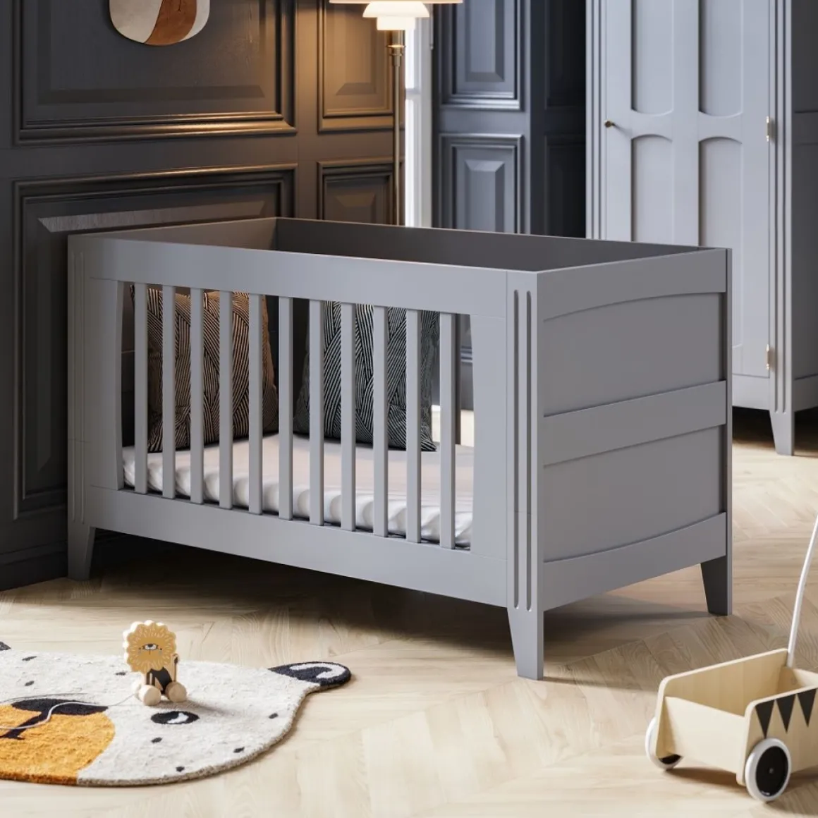 Commode voor Baby u00abMilenneu00bb | Licht grijs