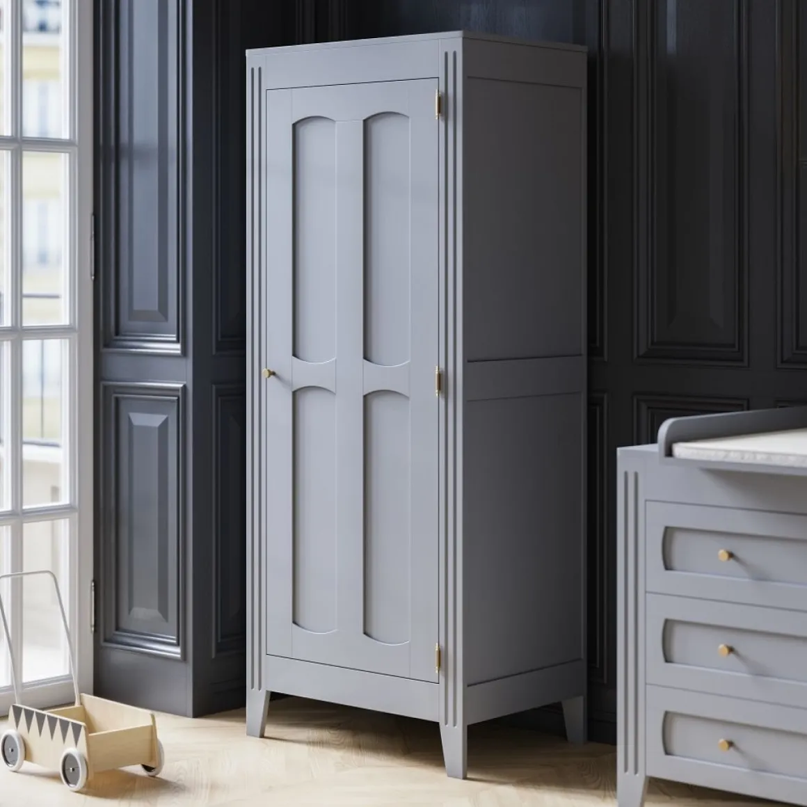 Commode voor Baby u00abMilenneu00bb | Licht grijs