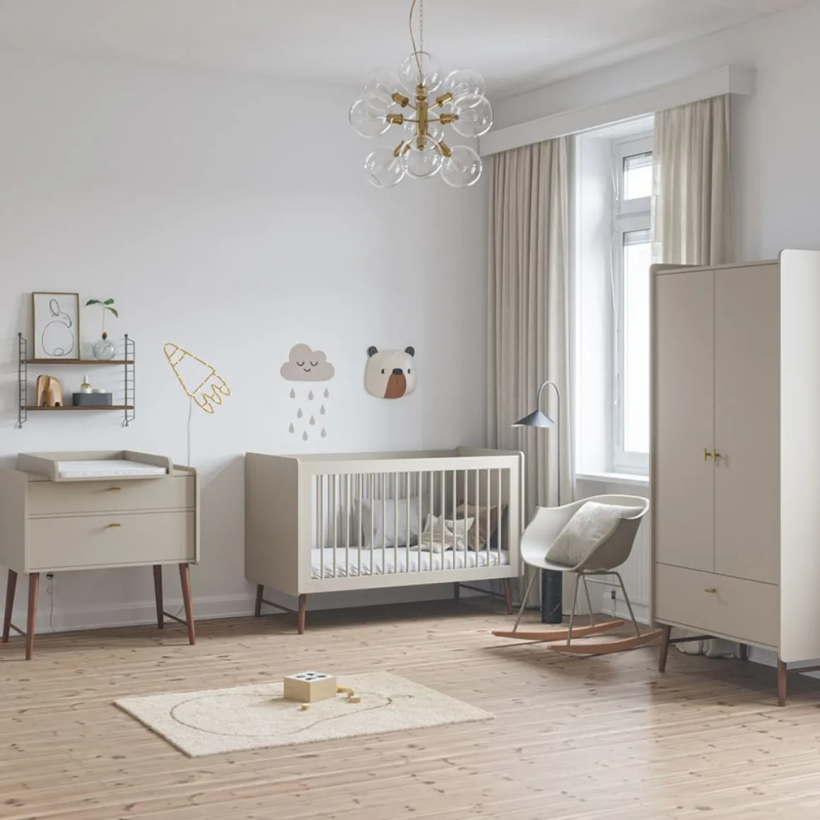 COMMODE VOOR BABY u00abROSEAUu00bb | OATMEAL