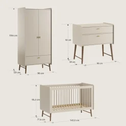 COMMODE VOOR BABY u00abROSEAUu00bb | OATMEAL