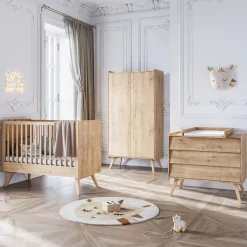 Commode voor Baby u00abVintageu00bb | Hout