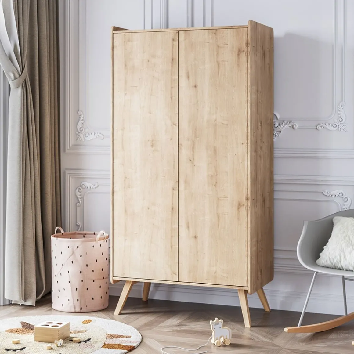 Commode voor Baby u00abVintageu00bb | Hout
