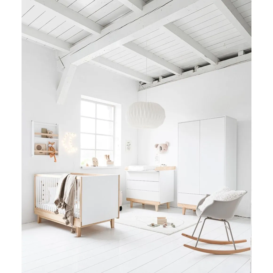Commode voor Baby Wit u00abCeriseu00bb