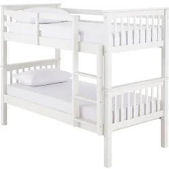 Deelbaar Stapelbed 200x90 DUO u00abJUMEAUXu00bb | Wit