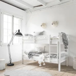 Deelbaar Stapelbed 200x90 DUO u00abJUMEAUXu00bb | Wit