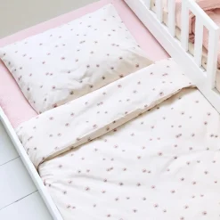 DEKBEDOVERTREKSET 140 X 200 CM u00abPANSYu00bb | BEIGE-ROZE