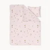 DEKBEDOVERTREKSET 120x150 CM u00abMERMAIDSu00bb | LICHT OUDROZE