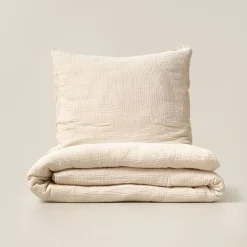 Dekbedovertrekset 200x140cm, incl. kussenhoes | Beige