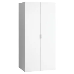 2-Deurs Kinder Garderobekast u00abJUNIORu00bb | Helder wit