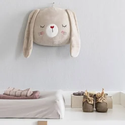 Dierenhoofd babykamer muurdecoratie | Konijn Lapi