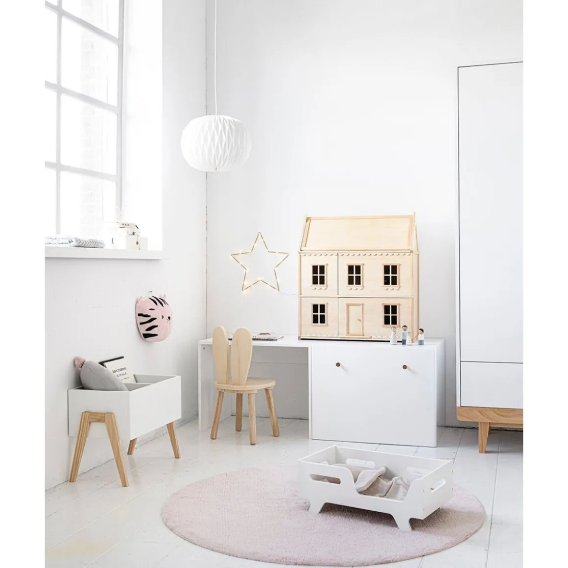 Dierenkop kinderkamer muurdecoratie | Kat Kitty