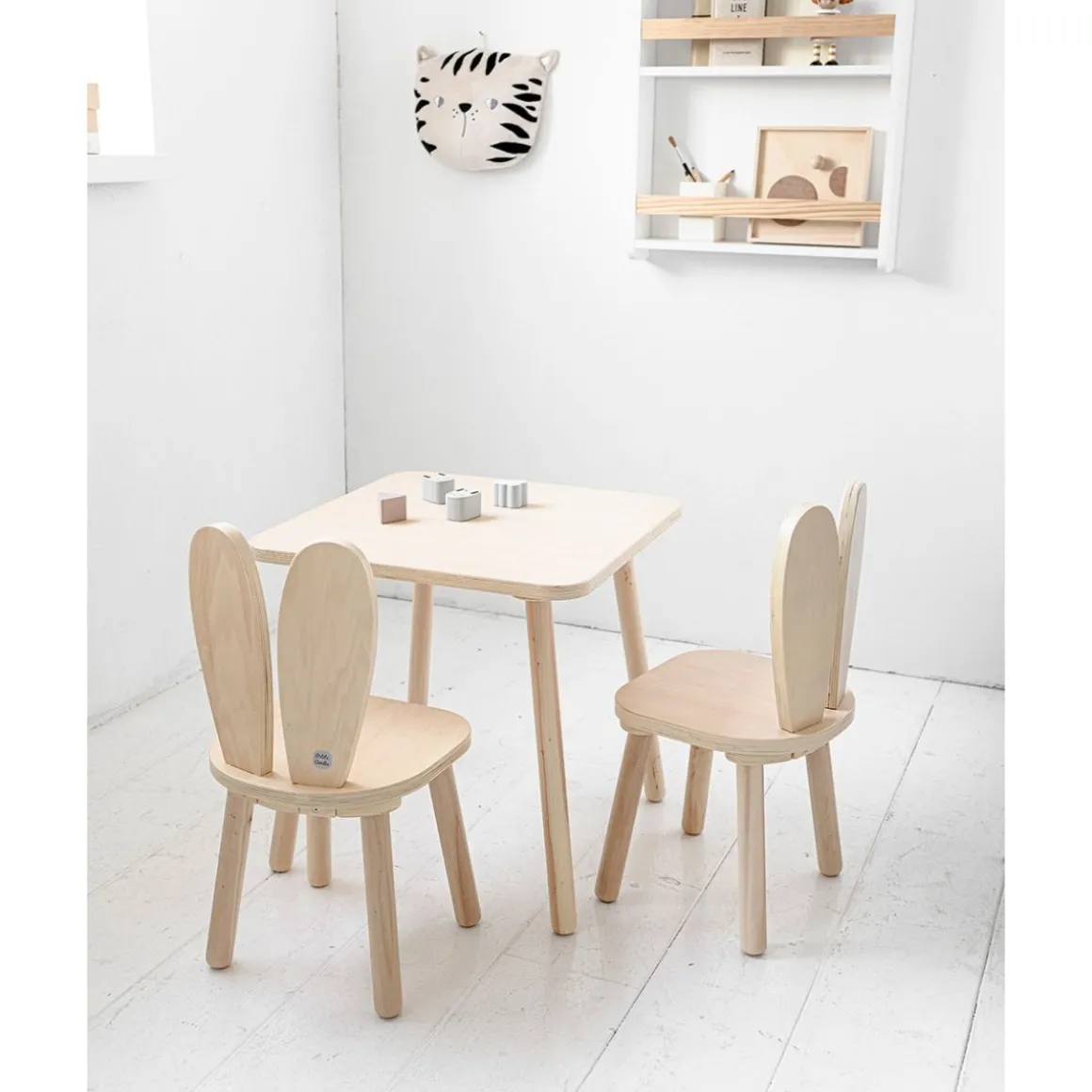 Dierenkop kinderkamer muurdecoratie | Kat Kitty